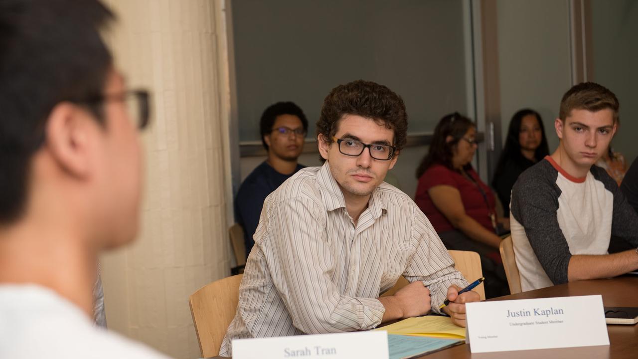 COSAF Member listening to the meeting